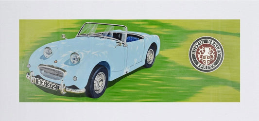 Austin Healey Sprite Print - Sterling Lee Auto Art