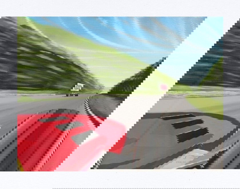 Ferrari 312 Monza print - Sterling Lee Auto Art