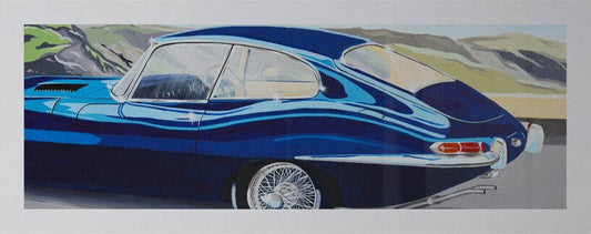 Jaguar E-Type Series 1 Print - Sterling Lee Auto Art