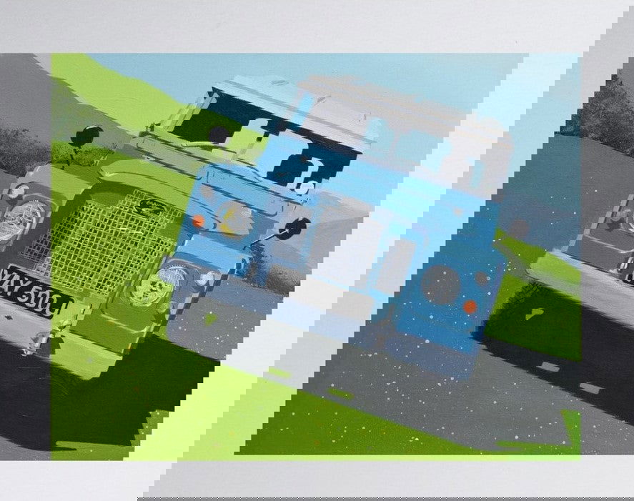 Land Rover Print - Sterling Lee Auto Art