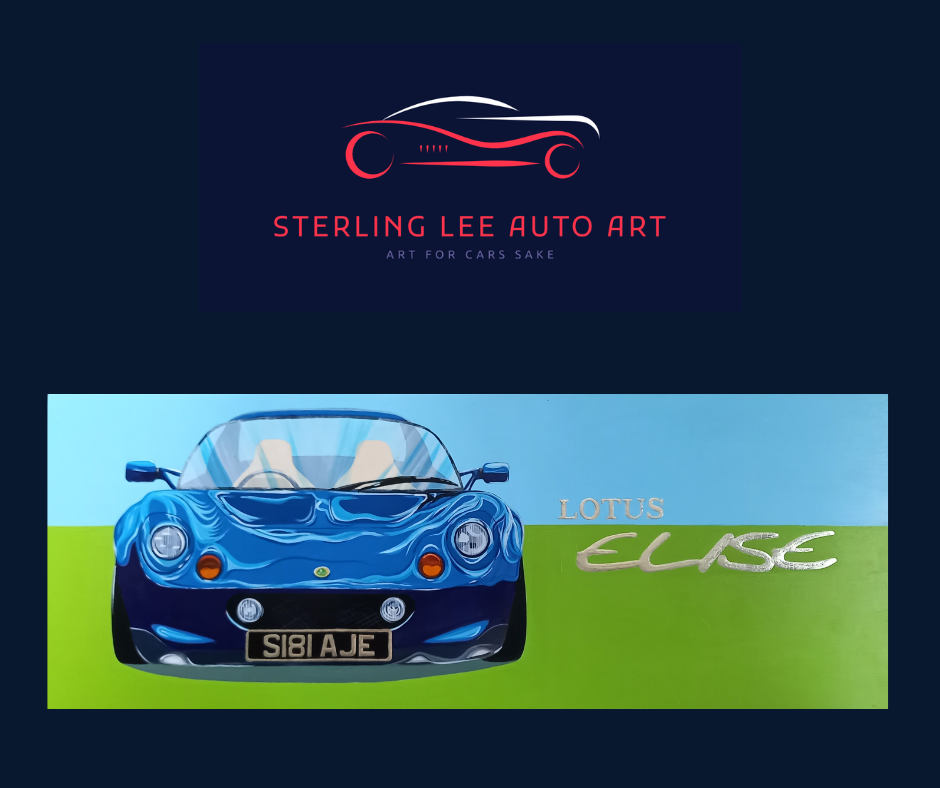 Lotus Elise Series 1 Original Artwork - Sterling Lee Auto Art