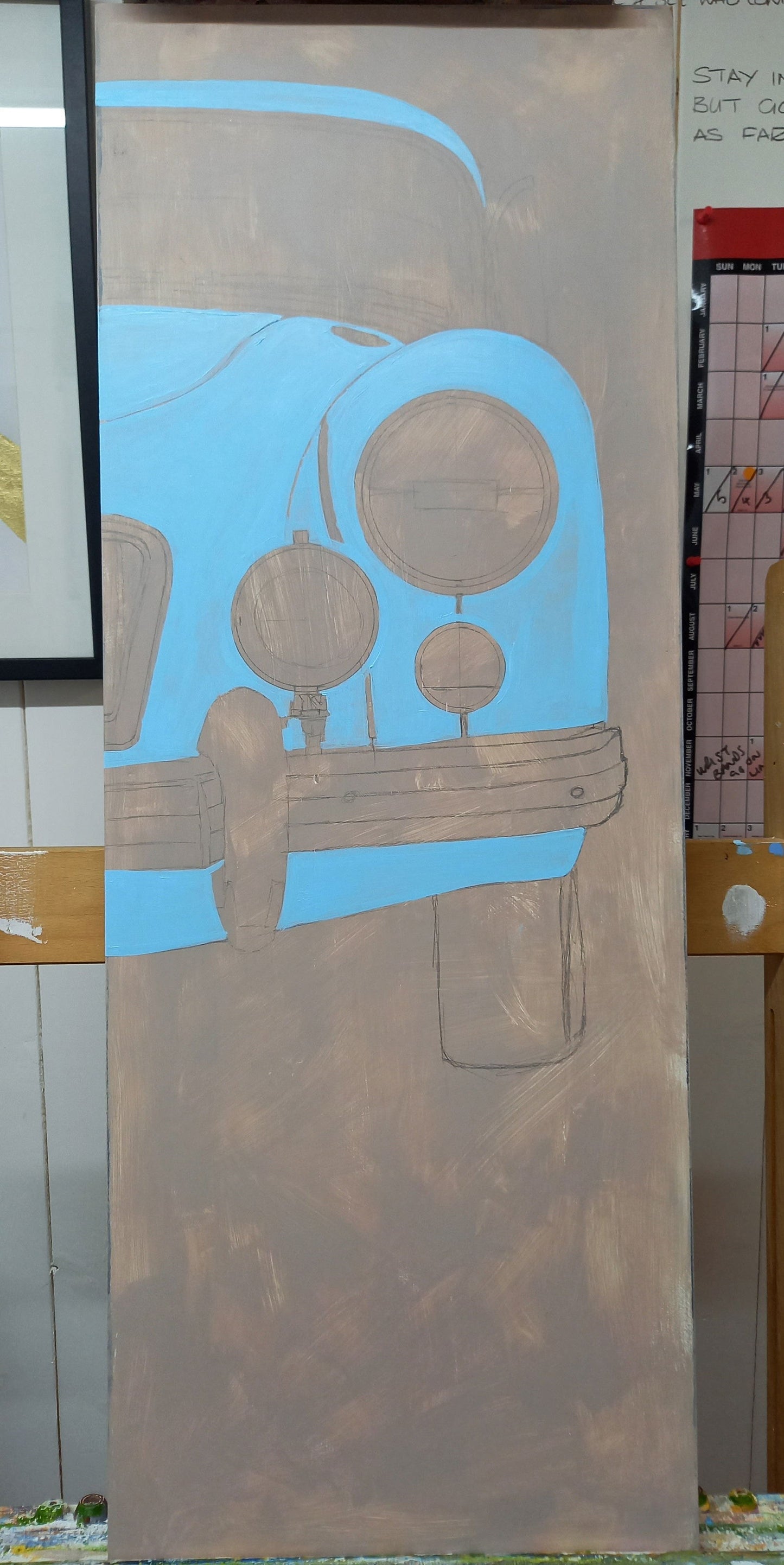 MGA Original Artwork - Sterling Lee Auto Art