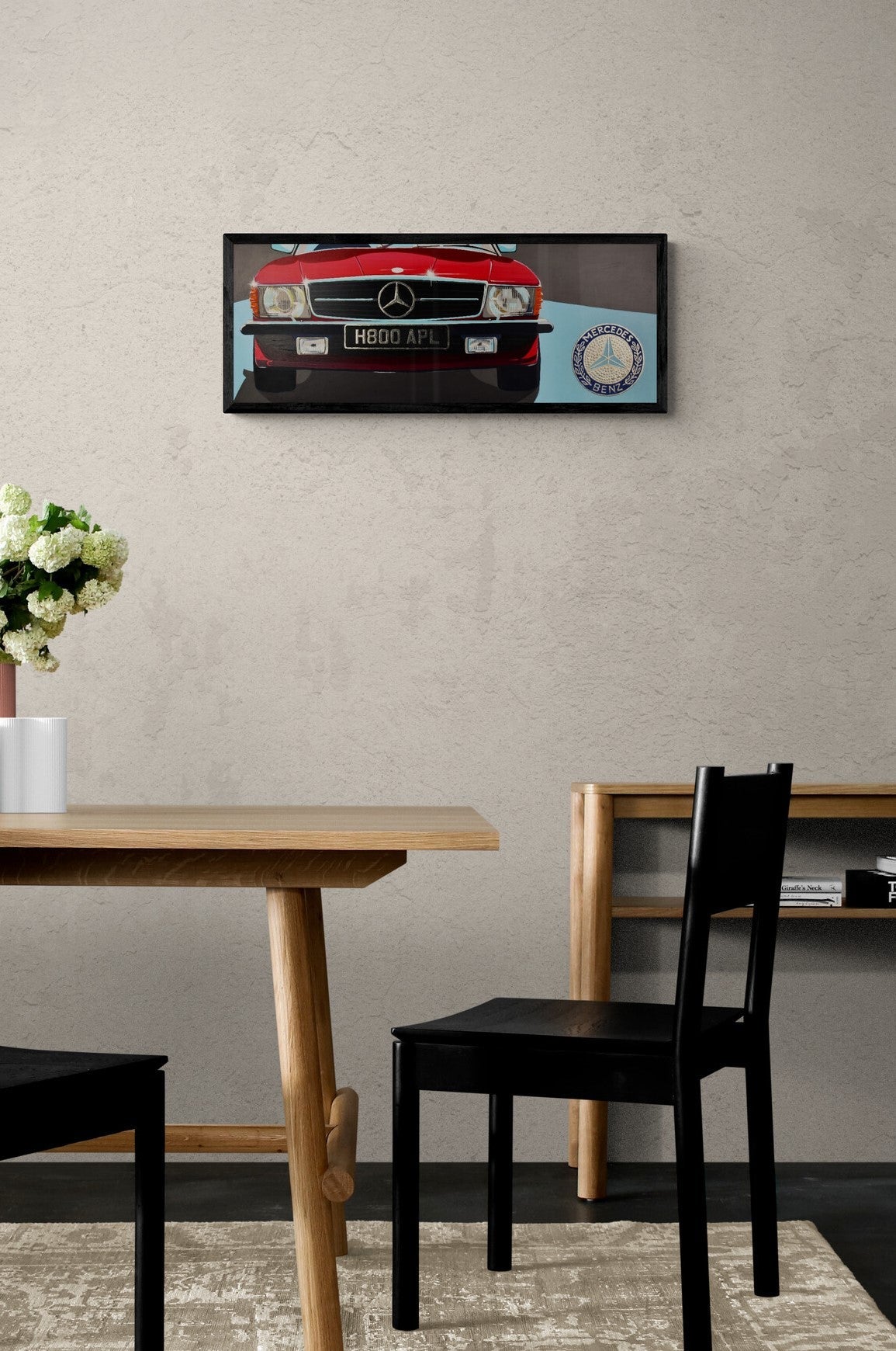 Mercedes Benz SL Original Artwork - Sterling Lee Auto Art