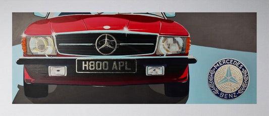 Mercedes Benz SL Print - Sterling Lee Auto Art