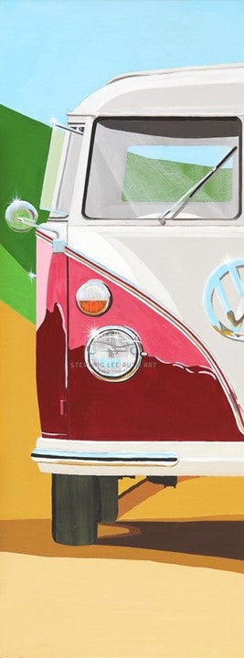 VW Split Screen Campervan Original Artwork