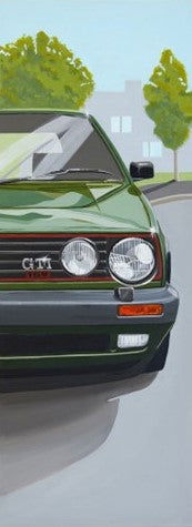 VW Golf GTI 16V Big Bumper Print - Sterling Lee Auto Art