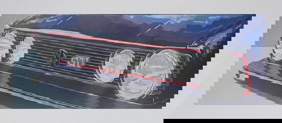 VW Golf GTI Mk1 Front Print - Sterling Lee Auto Art