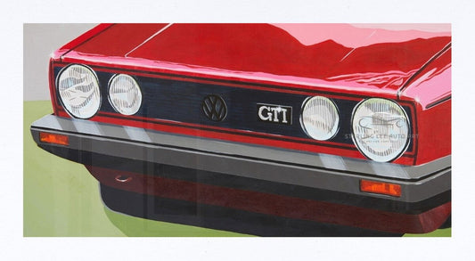 VW Golf Mk1 GTI in red - Sterling Lee Auto Art