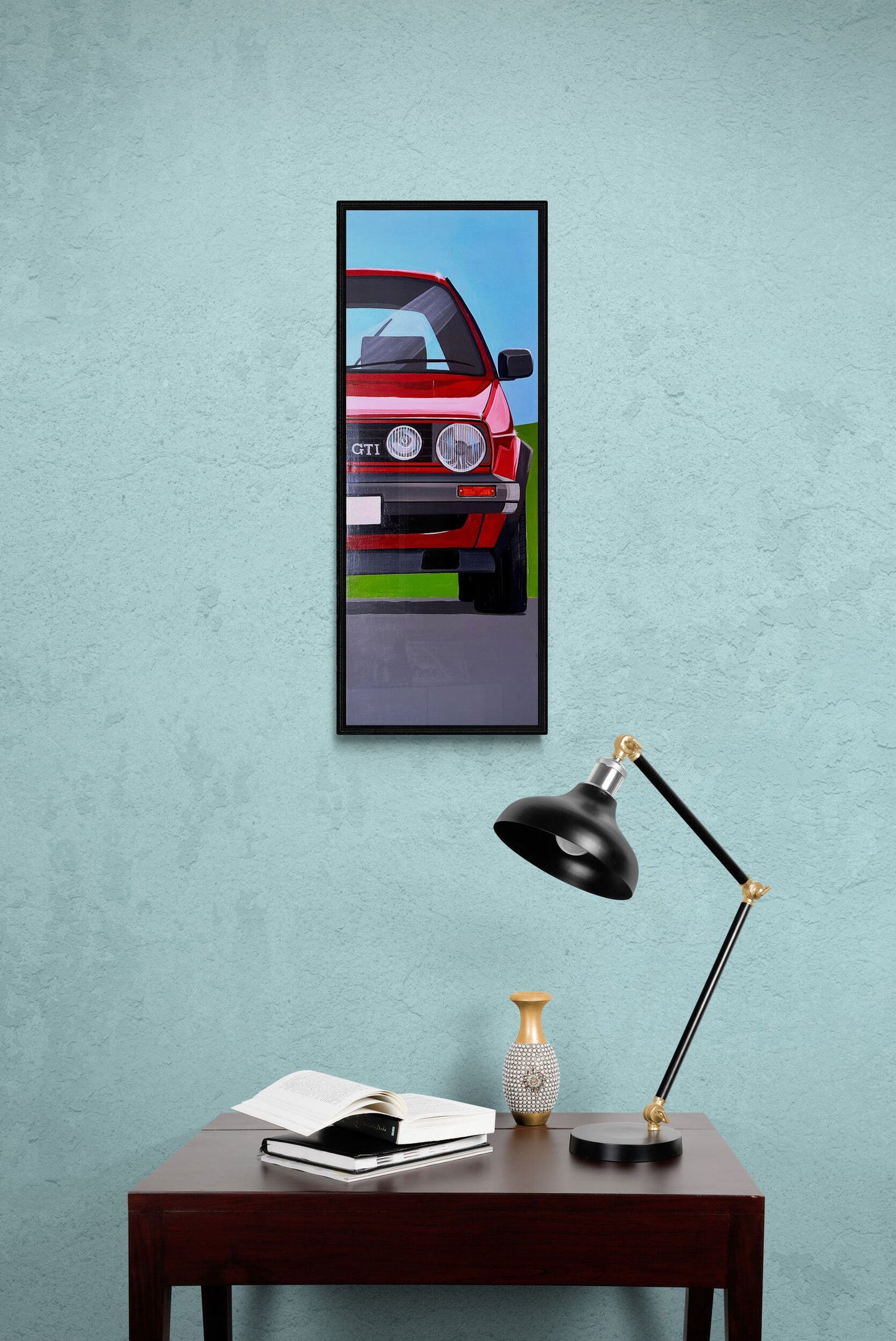 VW Golf Mk2 Original Artwork - Sterling Lee Auto Art