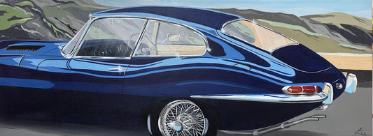 Painting a proper classic - The E-Type Jaguar.