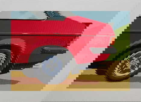 Ford Escort Mk2 RS 2000 Print - Sterling Lee Auto Art