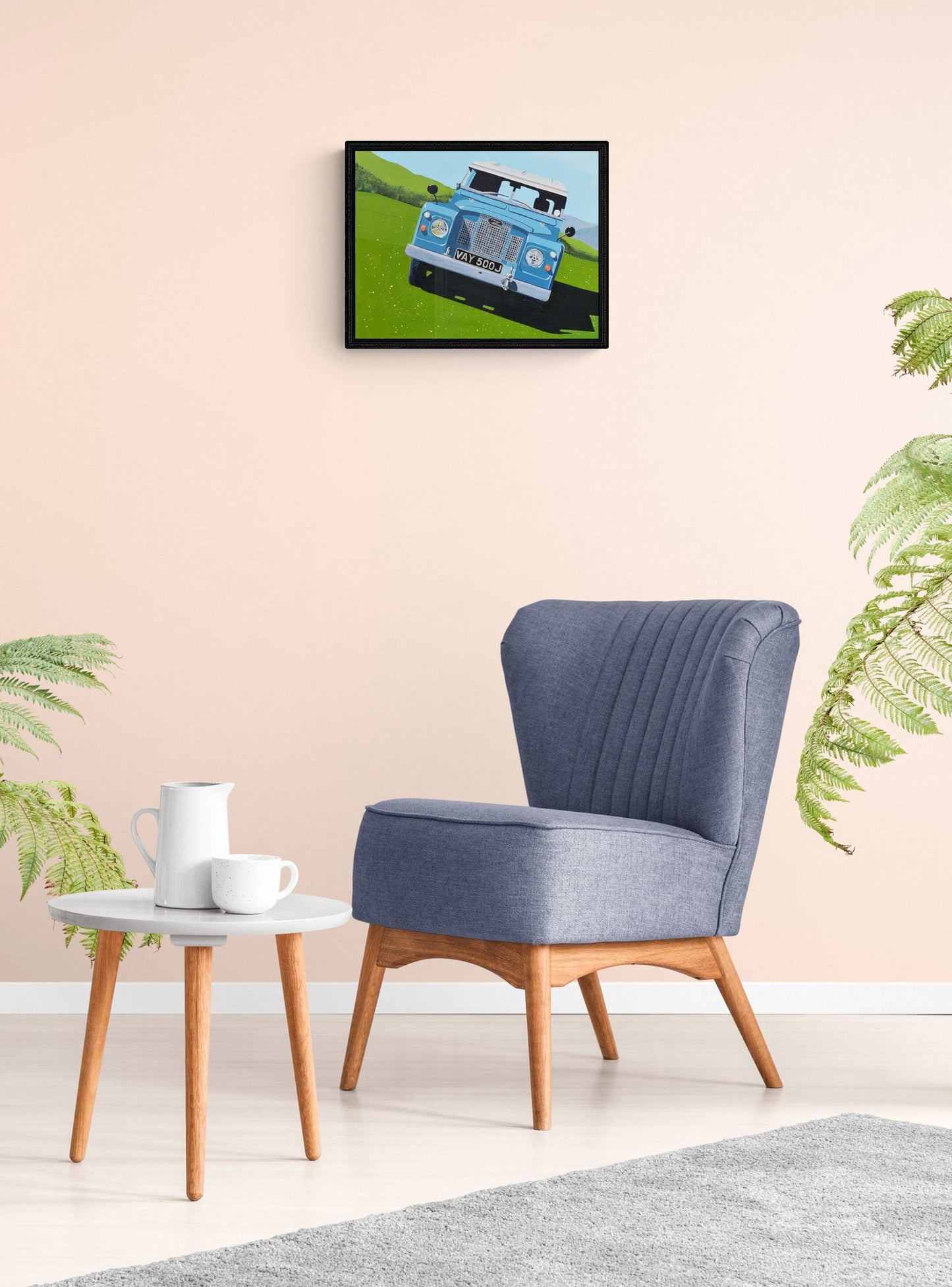 Land Rover Original Artwork - Sterling Lee Auto Art