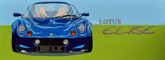 Lotus Elise Series 1 Original Artwork - Sterling Lee Auto Art