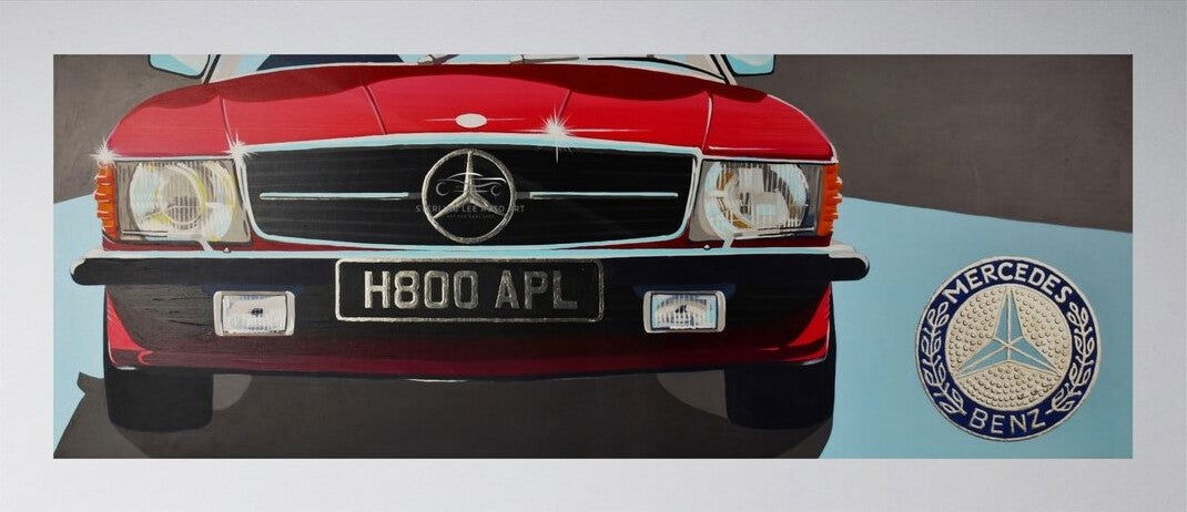 Mercedes Benz SL Print - Sterling Lee Auto Art