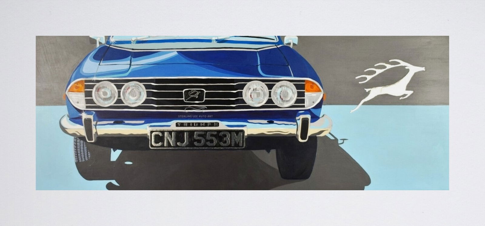 Triumph Stag Print - Sterling Lee Auto Art