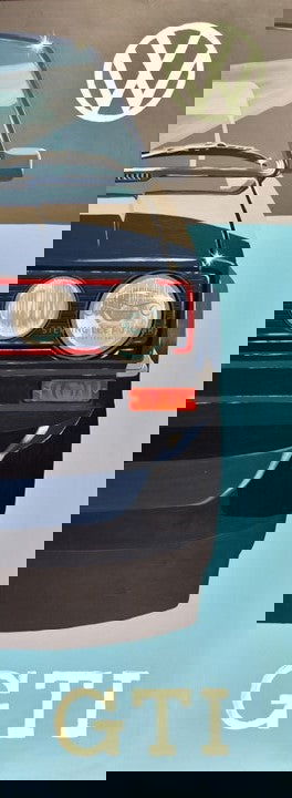 VW Golf GTI Mk1 Original Artwork - Sterling Lee Auto Art