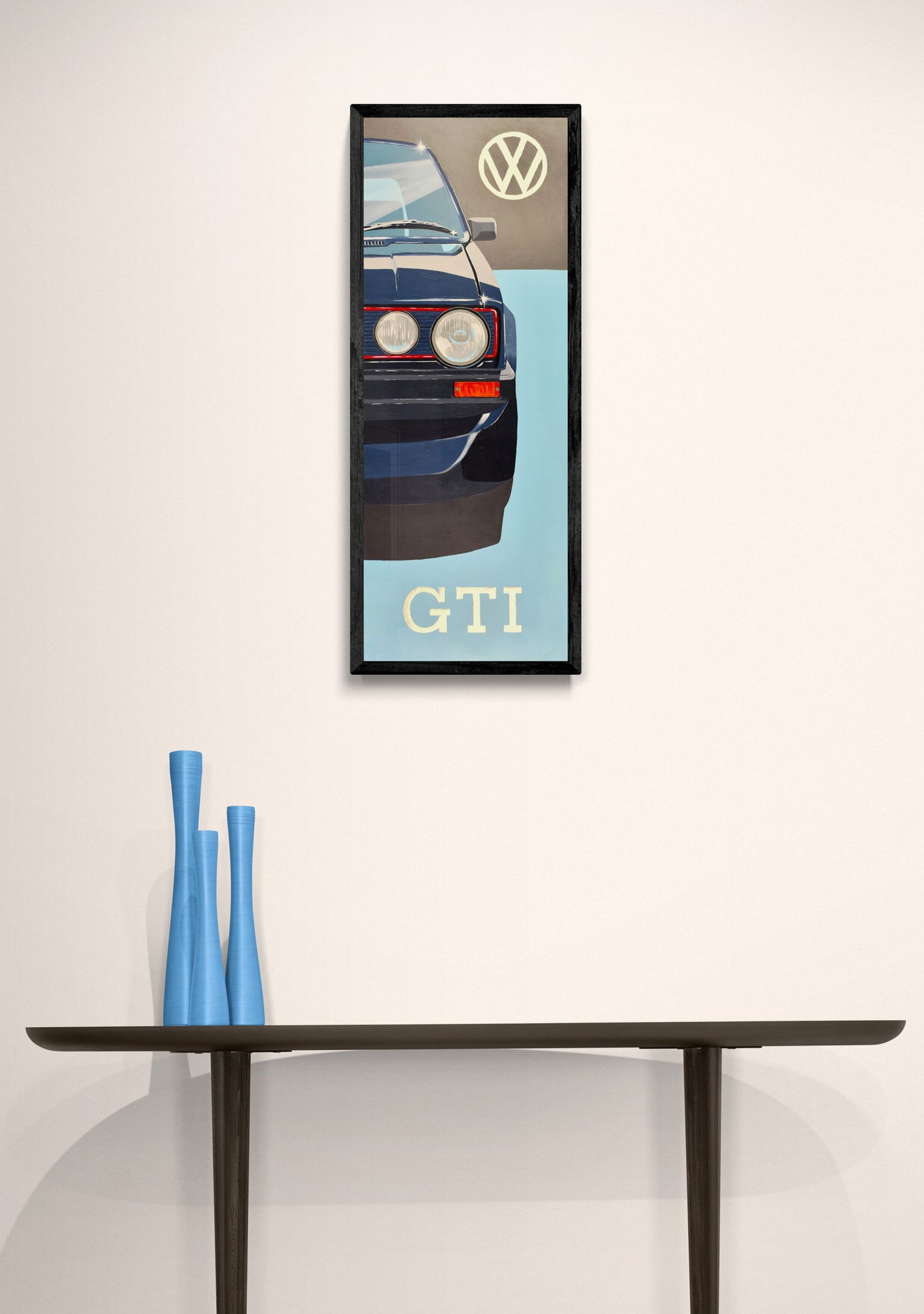 VW Golf GTI Mk1 Original Artwork - Sterling Lee Auto Art