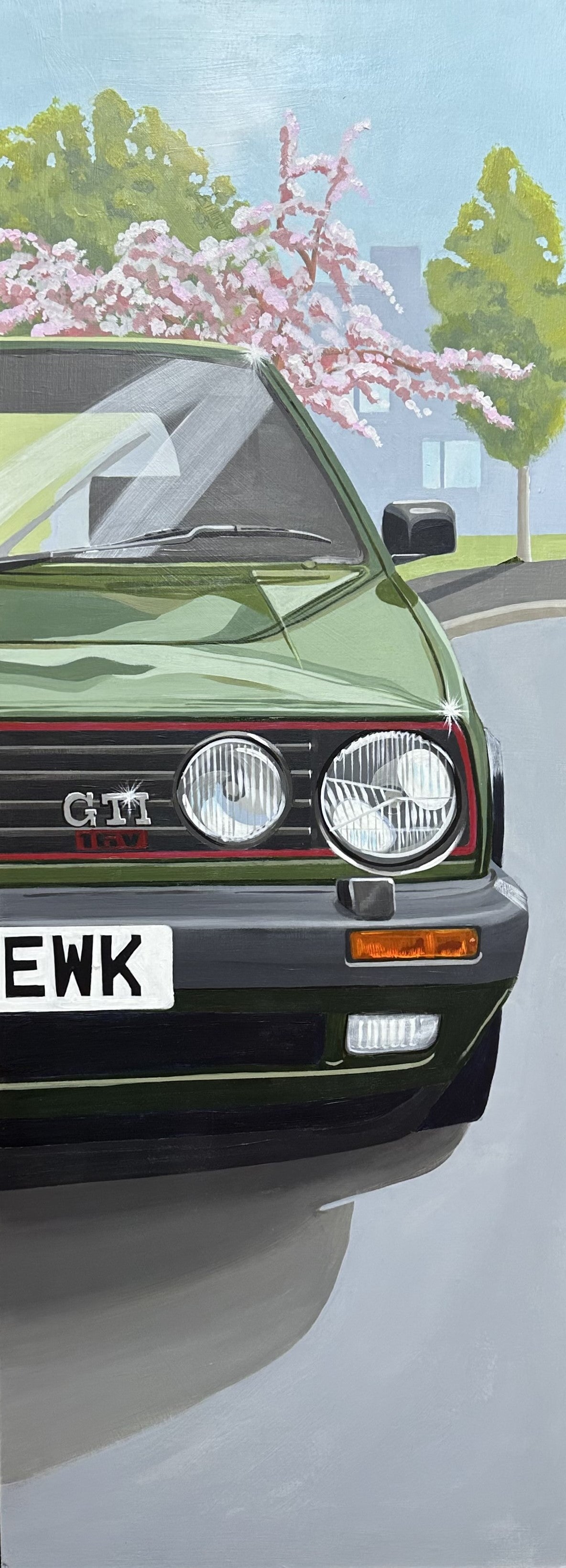 VW Golf Mk2 GTI 16V Big Bumper Commission - Sterling Lee Auto Art