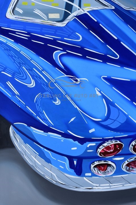 Corvette Stingray C2 Coupe Original Artwork